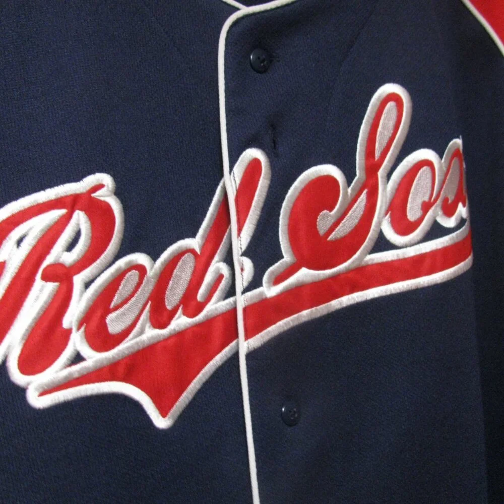 NOMAR GARCIAPARRA  BOSTON RED SOX  EMBROIDERED JERSEY SIZE XL TRUE FAN  GORGEOUS - Picture 7 of 8